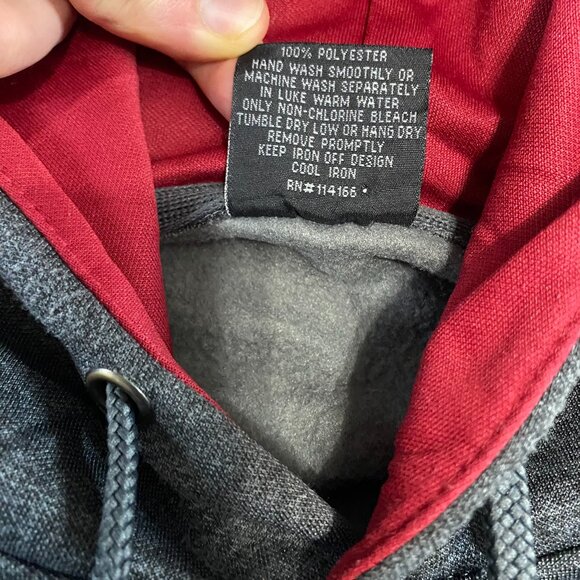 Men's Colosseum Heather Gray Alabama Crimson Tide Embroidered Pullover Hoodie - Picture 5 of 10